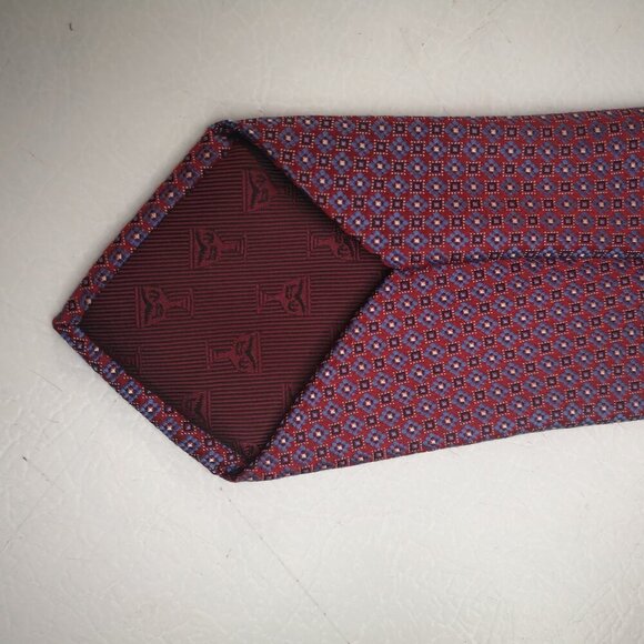 Dion Signature Men's 100% Italian Silk Hand Crafted in Canada Neck Tie - Picture 6 of 6